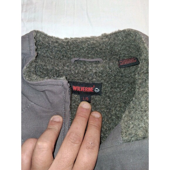 Wolverine Women's Belmont Sherpa Lined Quilted PEWTER Vest Large - Picture 3 of 10